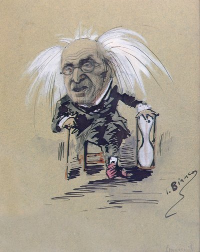 Karikatuur van Michel-Eugene Chevreul (1786-1889) c.1885-89 door T. Bianco